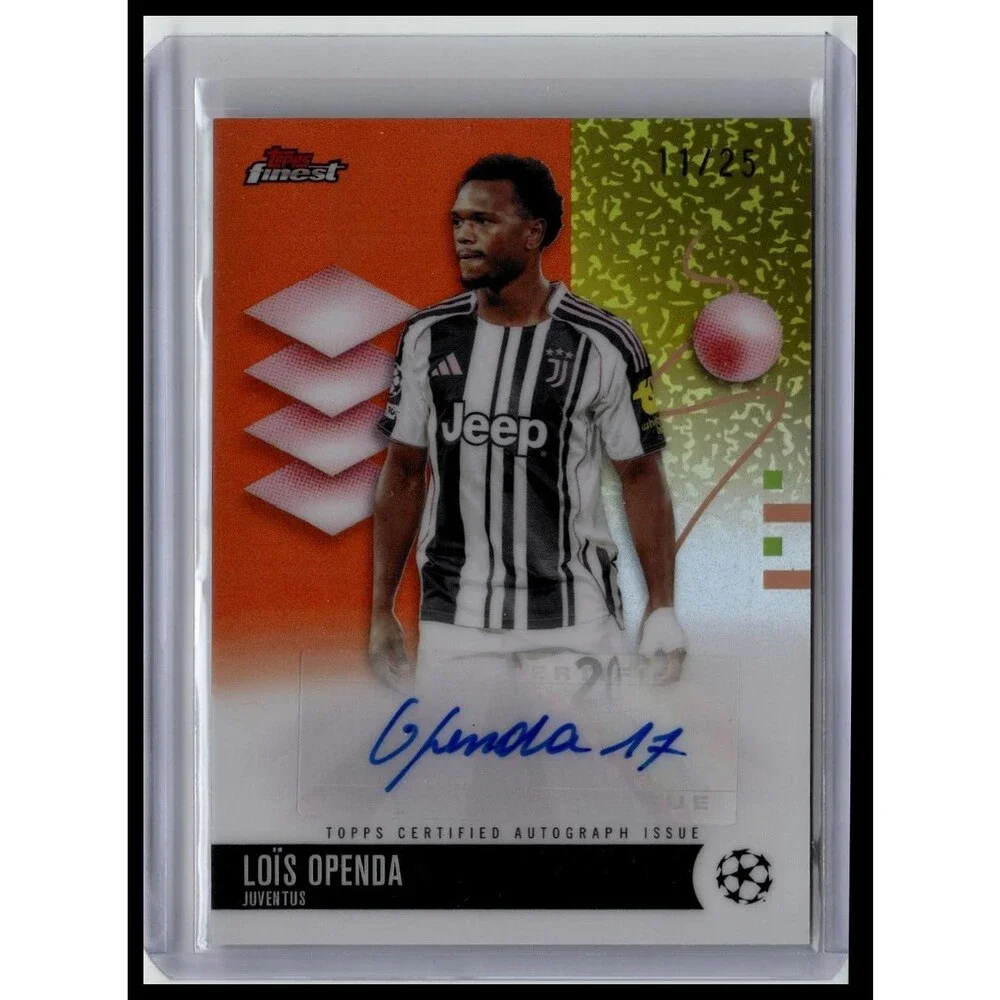 Topps 25-26 Finest UEFA Club Competitions Loïs Openda Auto #BA-LO Juventus 11/25
